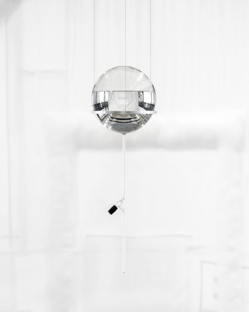 Architecture of Care, detail of the borosilicate glass bulb